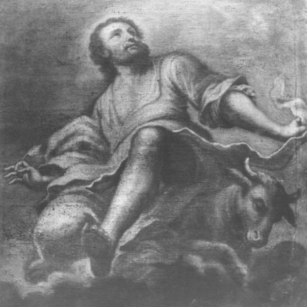 San Luca Evangelista (dipinto) di Grappinelli Flaminio (attribuito) - ambito bellunese (sec. XVIII)