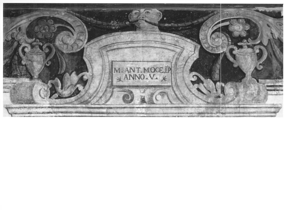 motivo decorativo (dipinto) - ambito veneto (sec. XVI)