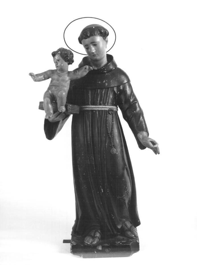 Sant'Antonio da Padova con Gesù Bambino (statua) - ambito veneto (secc. XVIII/ XIX)
