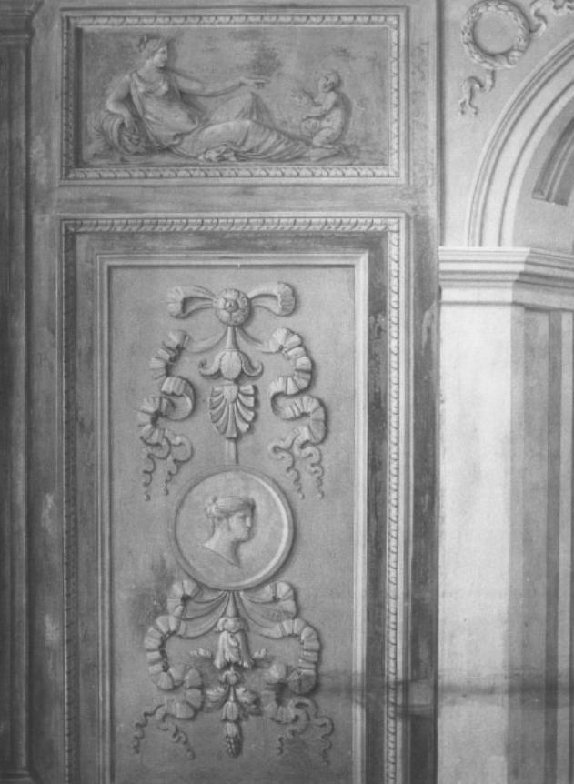 motivi decorativi a nastro/ altri (dipinto, ciclo) di Borsato Giuseppe (sec. XIX)