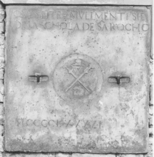 lastra tombale - ambito veneto (sec. XV)