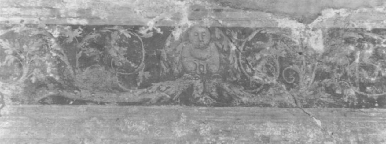 motivi decorativi fitomorfi e putti (dipinto) di Bravo Giacomo (sec. XVII)
