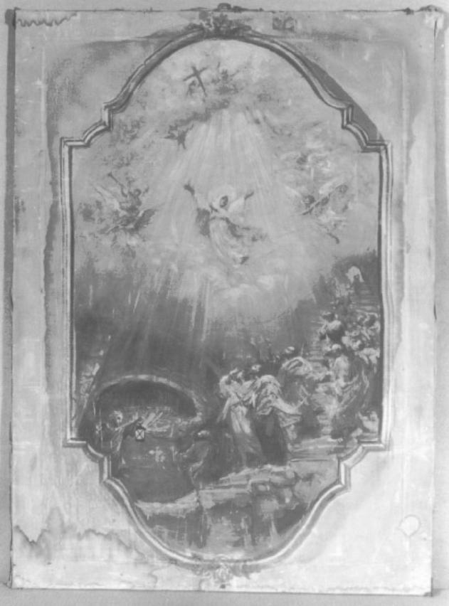 assunzione della Madonna (dipinto) di Guardi Francesco (cerchia) (fine/inizio secc. XIX/ XX)