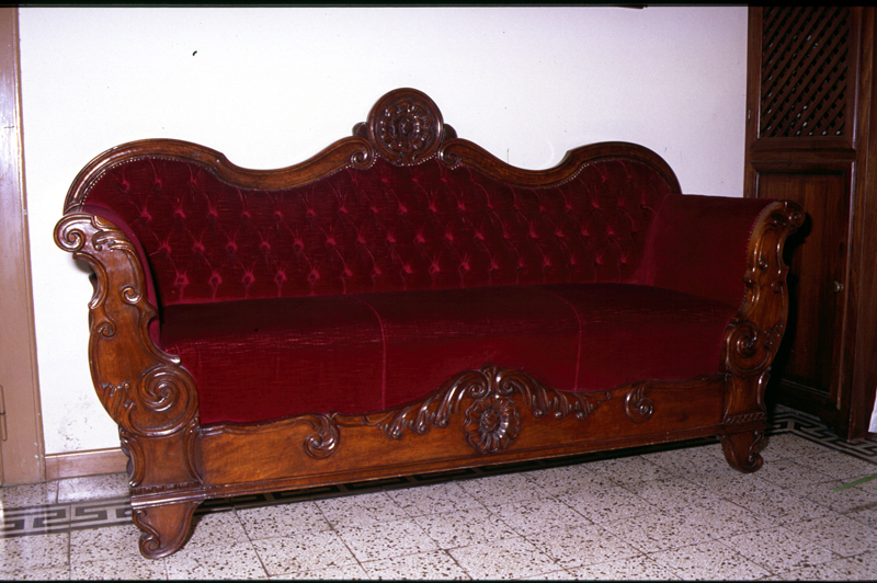divano - bottega veneta (seconda metà sec. XIX)