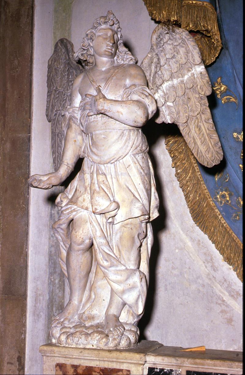 angelo (scultura, elemento d'insieme) di Torretto Giuseppe (attribuito) - ambito veneto (prima metà sec. XVIII)