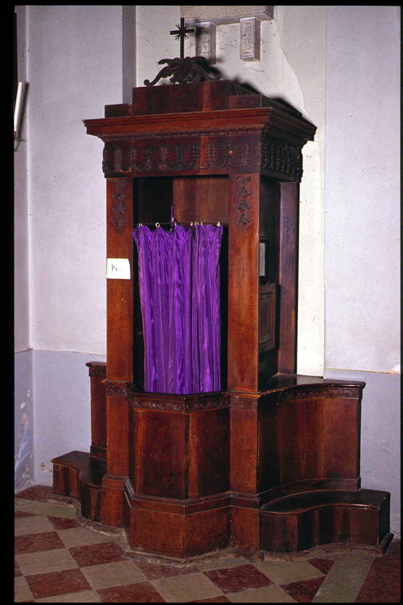 confessionale - bottega veneta (prima metà sec. XX)