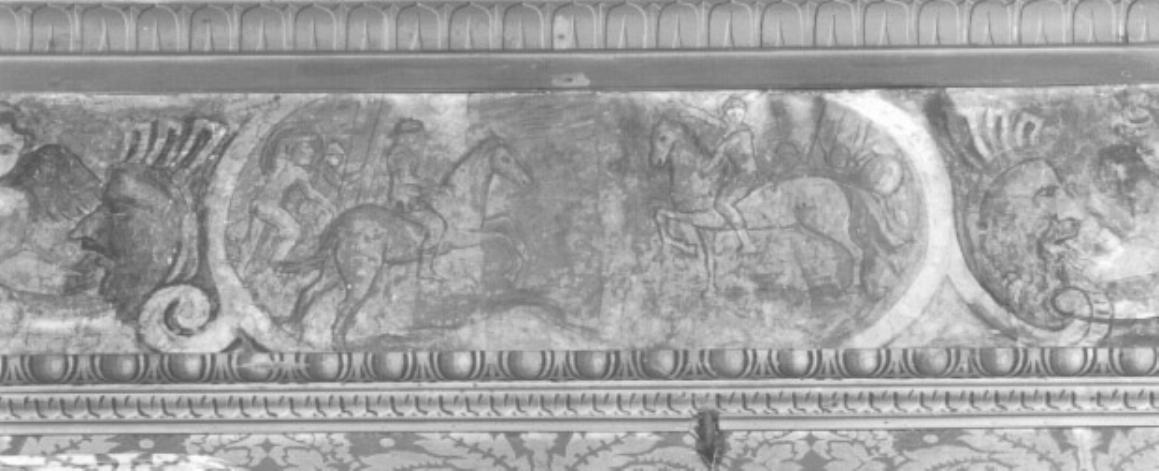 Guerrieri a cavallo (dipinto) - ambito veneto (seconda metà sec. XVI)