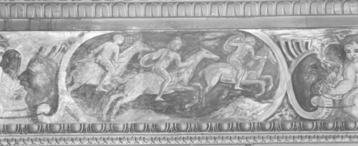 Guerrieri a cavallo (dipinto) - ambito veneto (seconda metà sec. XVI)