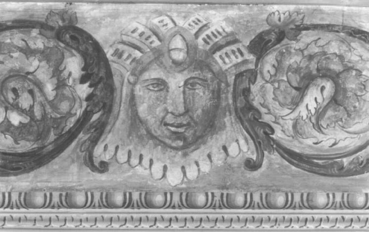 motivi decorativi vegetali e grottesca (dipinto) - ambito veneto (seconda metà sec. XVI)