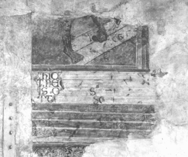 dipinto, frammento - ambito veneto (secc. XIII/ XIV)