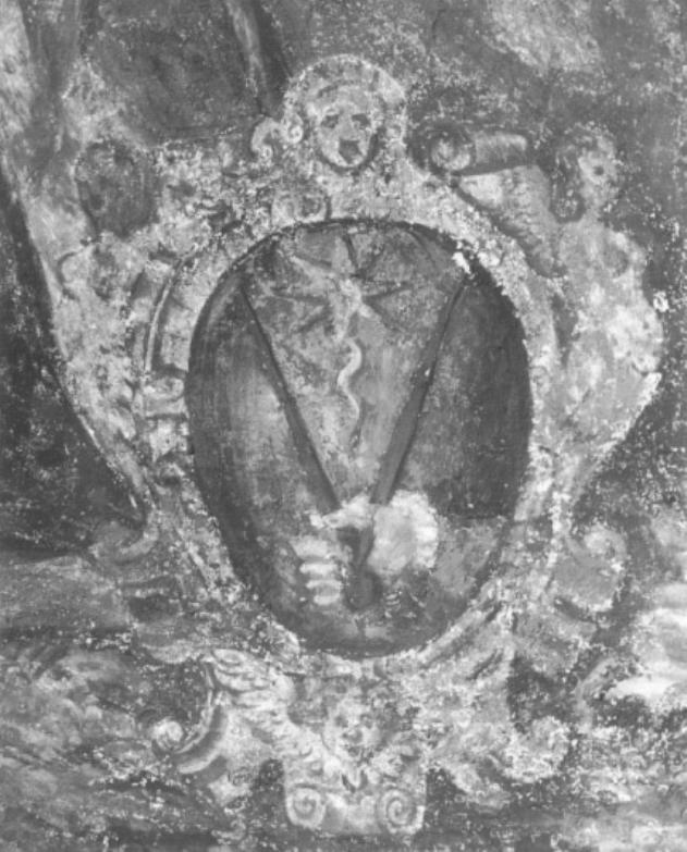stemma gentilizio della famiglia Pordenoni (dipinto) di Fiumicelli Ludovico - ambito trevigiano (sec. XVI)