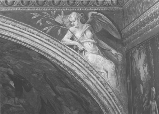 angelo (dipinto) di Toeput Ludovico Detto Pozzoserrato - ambito trevigiano (sec. XVI)