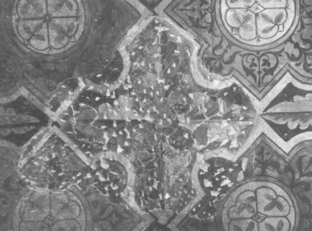 motivi decorativi geometrici e fitomorfi (dipinto) - ambito veneto (ultimo quarto sec. XIII)