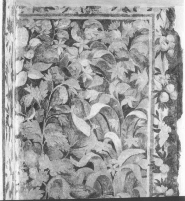 motivo decorativo floreale (dipinto) - ambito veneto (metà sec. XV)