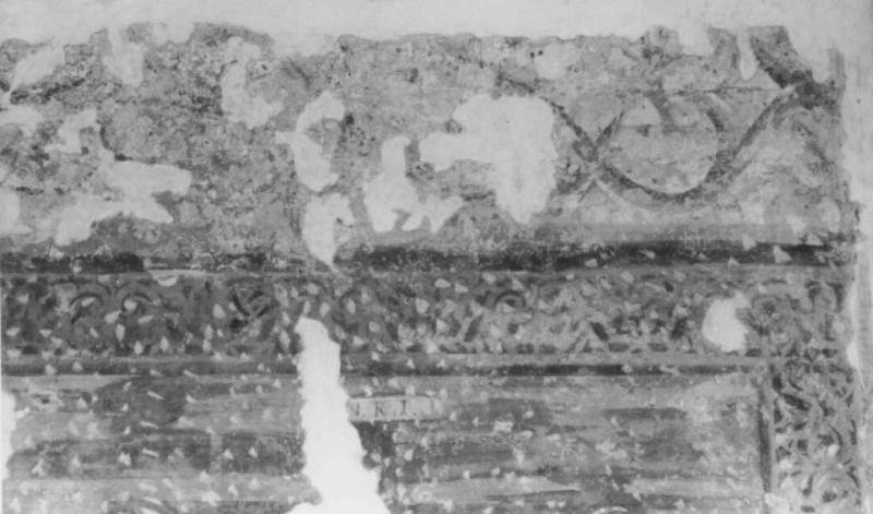 motivi decorativi vegetali (dipinto) - ambito veneto (secc. XIII/ XIV)