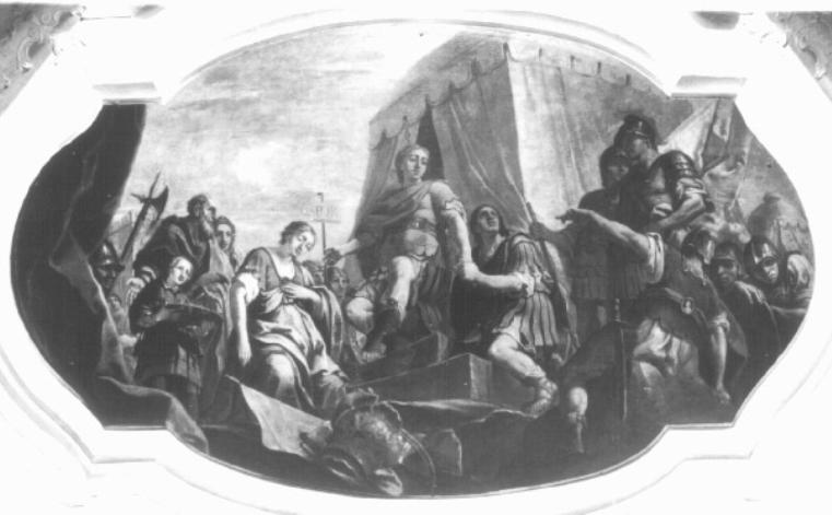 Continenza di Scipione (dipinto) di Marieschi Jacopo detto Jacopo di Paolo (attribuito) (primo quarto sec. XVIII)
