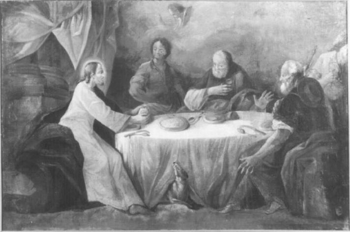 Cena in Emmaus (dipinto) - ambito veneto (sec. XIX)