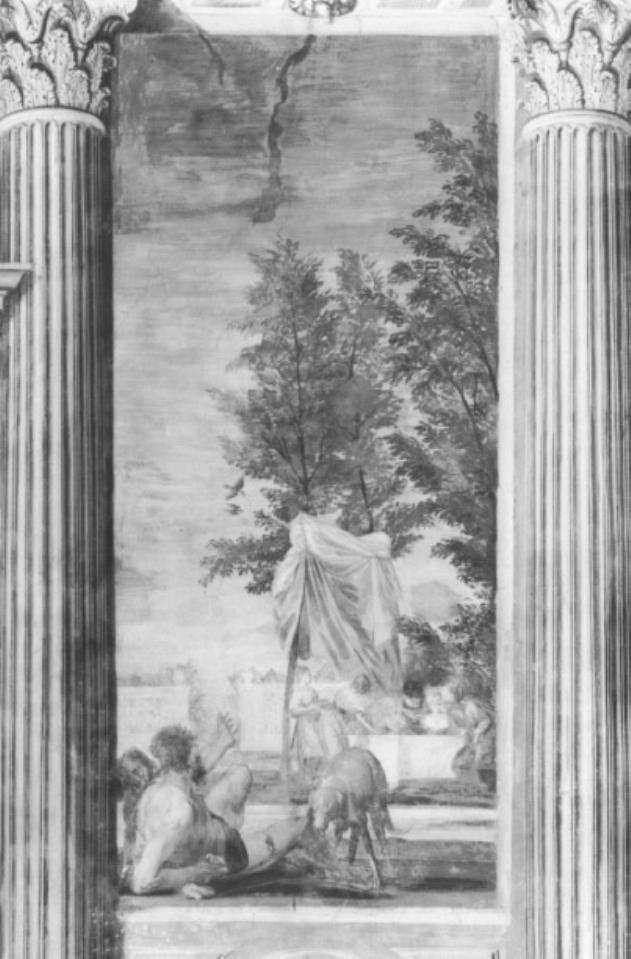 Parabola di Lazzaro e il ricco epulone (dipinto) di Caliari Benedetto (sec. XVI)