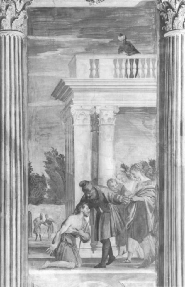Parabola del figliol prodigo (dipinto) di Caliari Benedetto (sec. XVI)