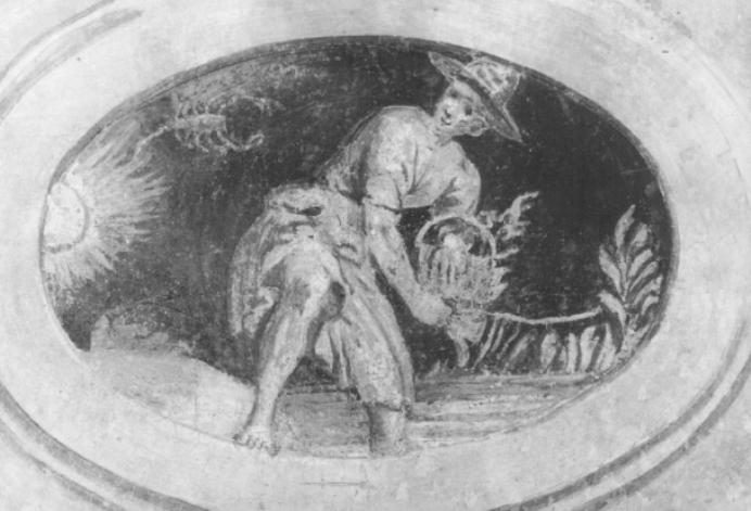 allegorie del mese di ottobre (dipinto) di Caliari Benedetto (sec. XVI)