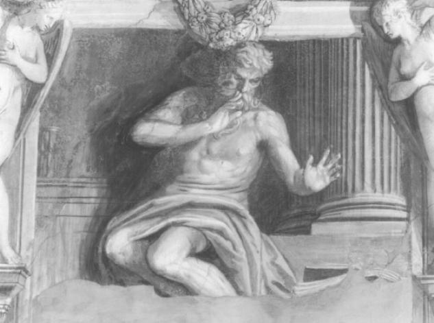 figura allegorica (dipinto) di Caliari Benedetto (sec. XVI)