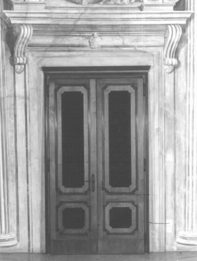 Finto portale (dipinto) di Caliari Benedetto (sec. XVI)