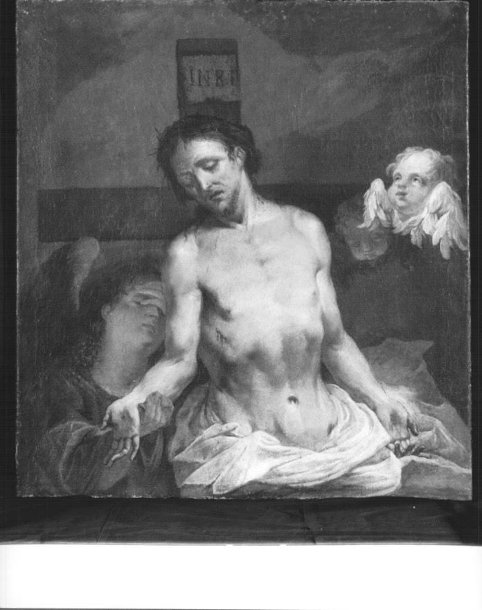 Pietà con angelo (dipinto) - ambito veneto (sec. XVI)