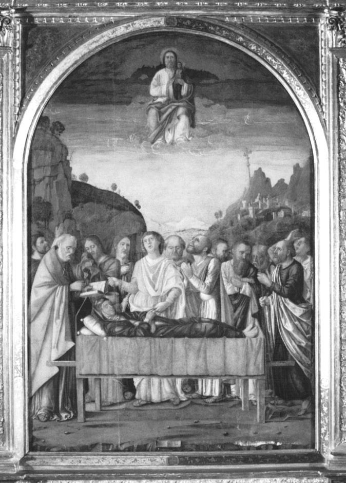 transito della madonna (dipinto) di Pennacchi Girolamo detto Girolamo da Treviso (sec. XV)
