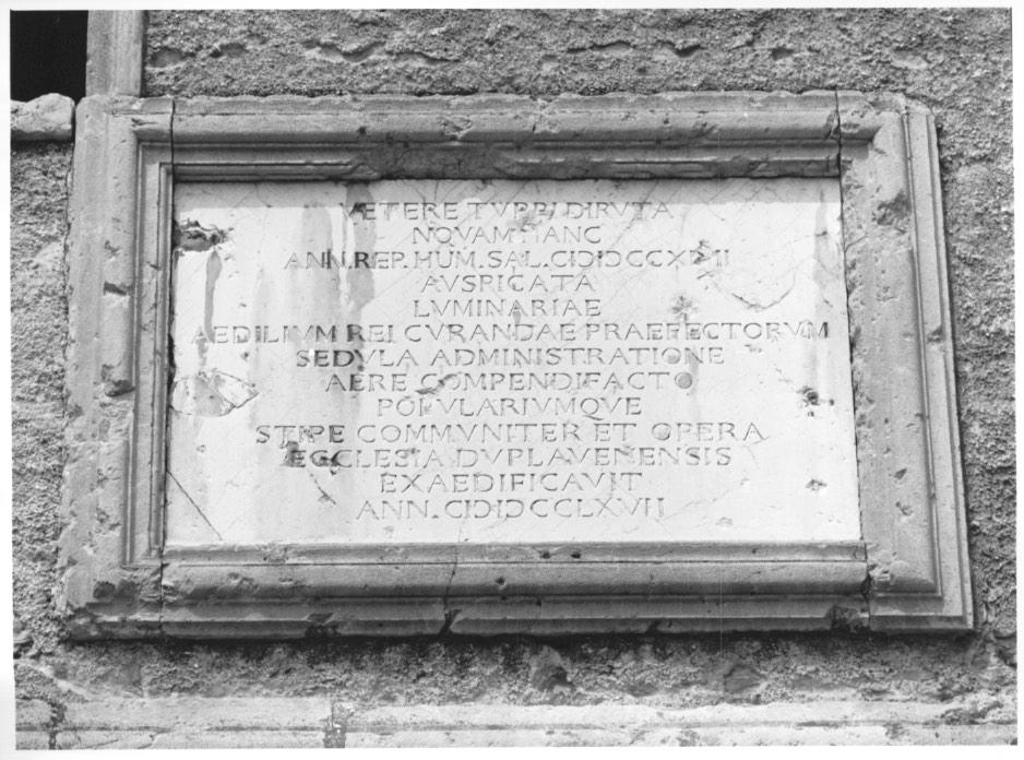 lapide - ambito veneto (sec. XVIII)