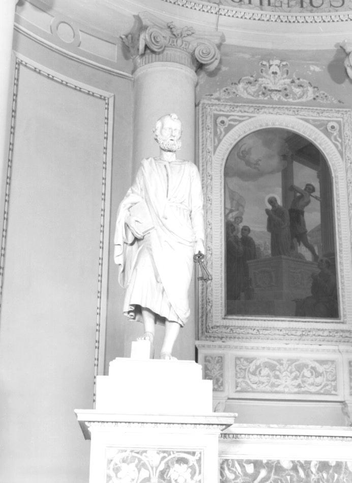 San Pietro (statua) - ambito trevigiano (seconda metà sec. XIX)