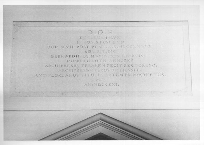 lapide commemorativa - ambito veneto (sec. XIX)