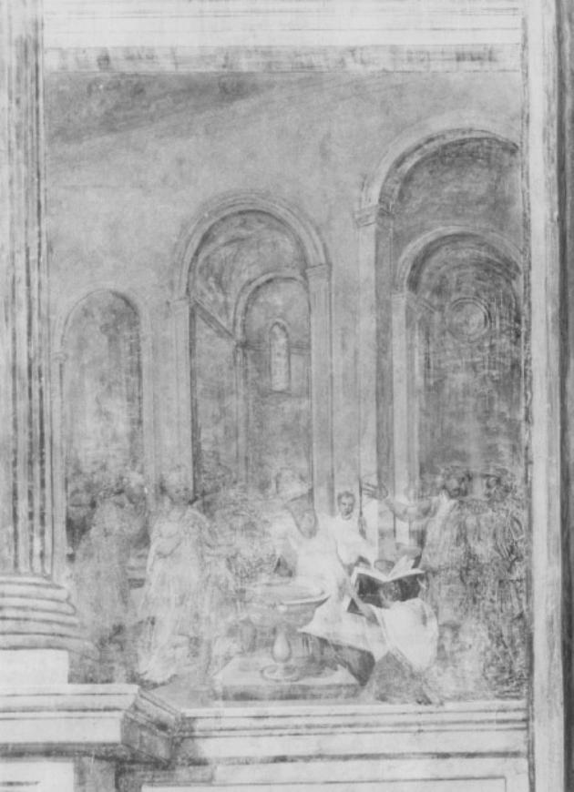 San Prosdocimo battezza gli opitergini (dipinto) di Negretti Jacopo detto Palma il Giovane (cerchia) (sec. XVII)