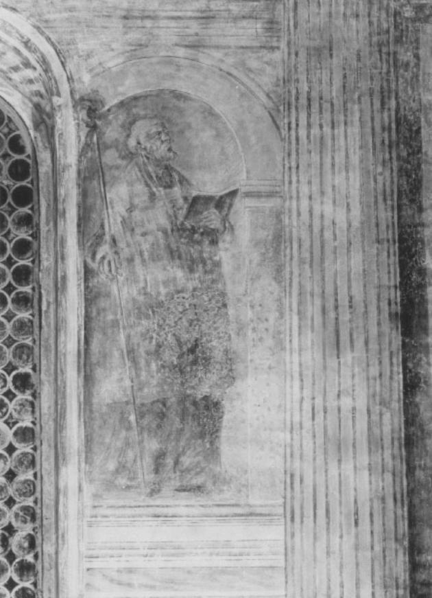 santo vescovo (dipinto) di Negretti Jacopo detto Palma il Giovane (cerchia) (sec. XVII)