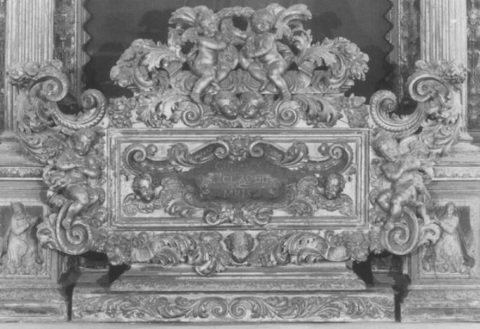 reliquiario a teca - a urna di Pisani Angelo - ambito veneto (sec. XVIII)