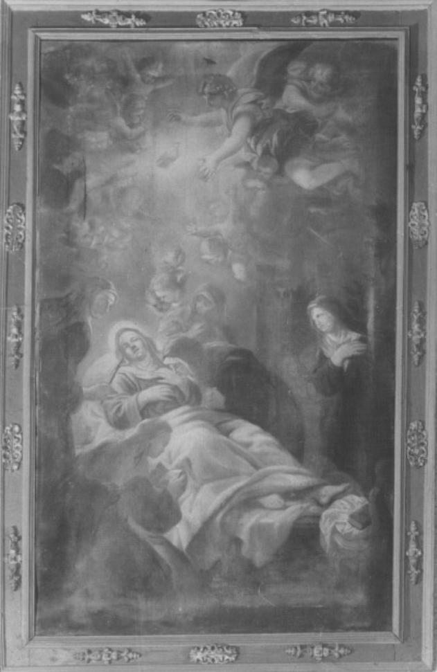 morte di Santa Scolastica (dipinto) - ambito veneto (secc. XVII/ XVIII)