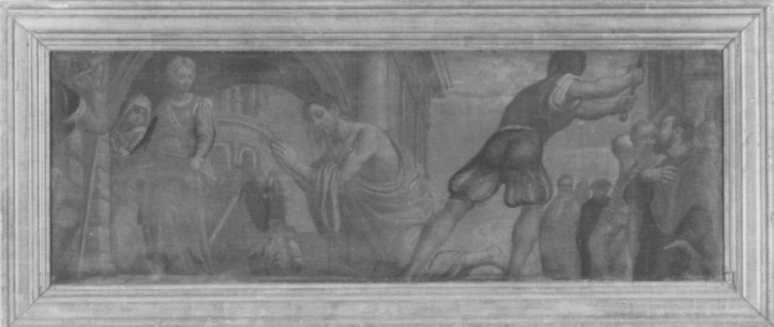decapitazione di San Giovanni Battista (dipinto) di Amalteo Pomponio (attribuito) (sec. XVI)