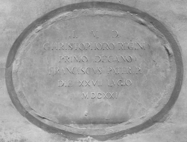 lapide - ambito veneto (sec. XVII)