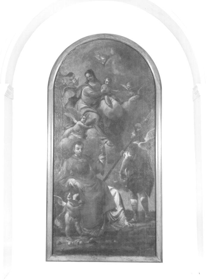 apparizione della Madonna con Bambino a santo Stefano e San Michele Arcangelo (pala d'altare) - ambito veneto (sec. XVIII)