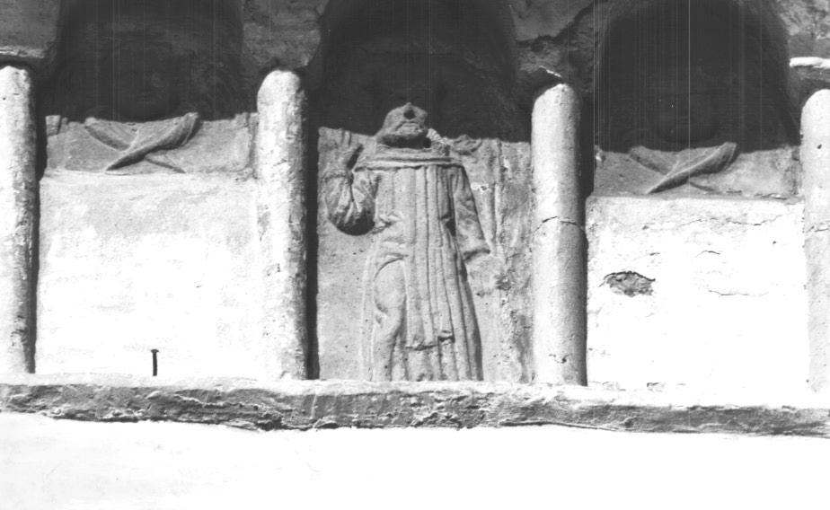 motivo decorativo con cherubino (formella) - ambito veneto (sec. XV)