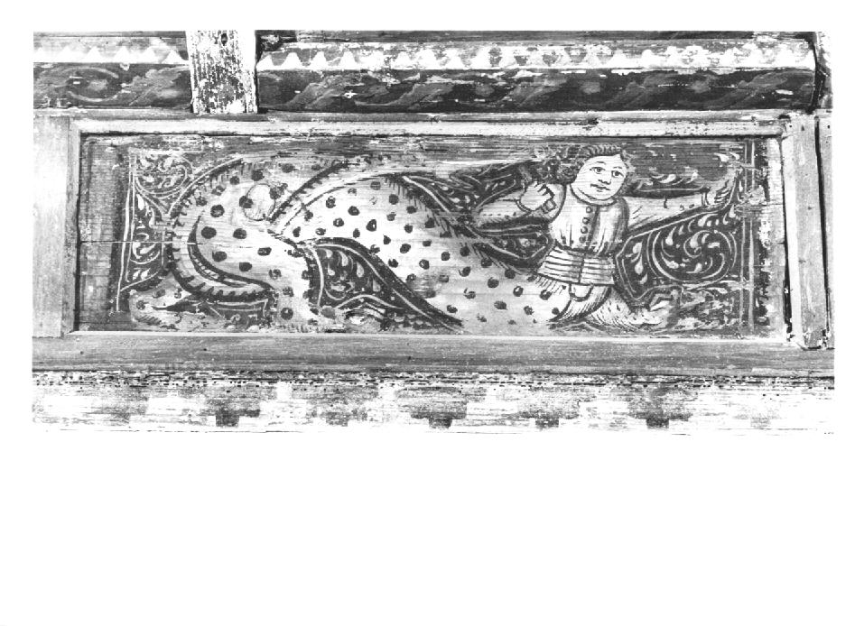 figura fantastica con martello (dipinto) - ambito veneto (sec. XV)