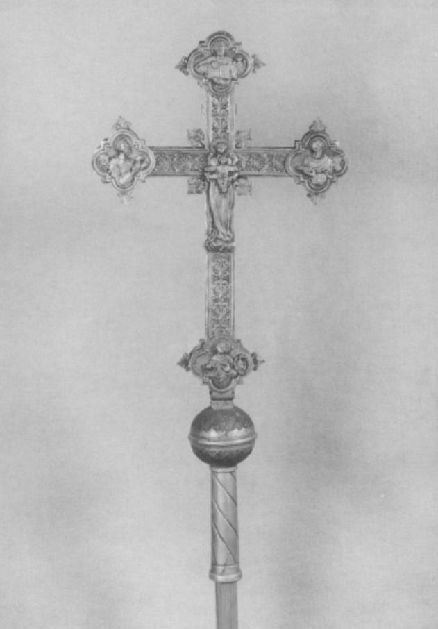croce processionale di Gentilini Antonio (sec. XX)