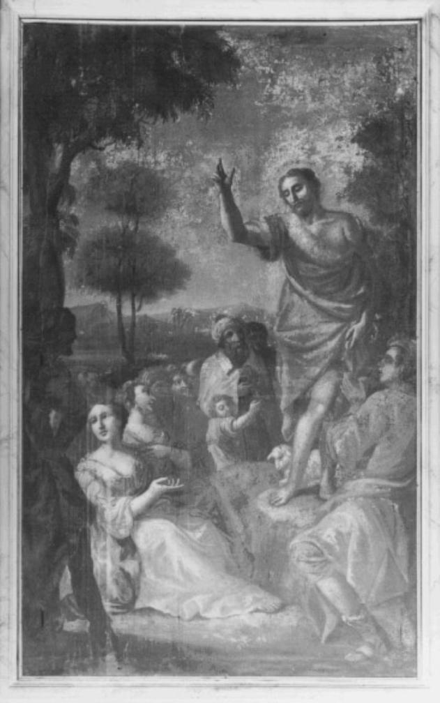 Predica del Battista (dipinto) - ambito veneto (secc. XVII/ XVIII)