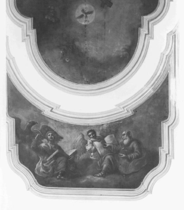Gli evangelisti Luca e Giovanni con i loro simboli (dipinto) - ambito veneto (sec. XVII)