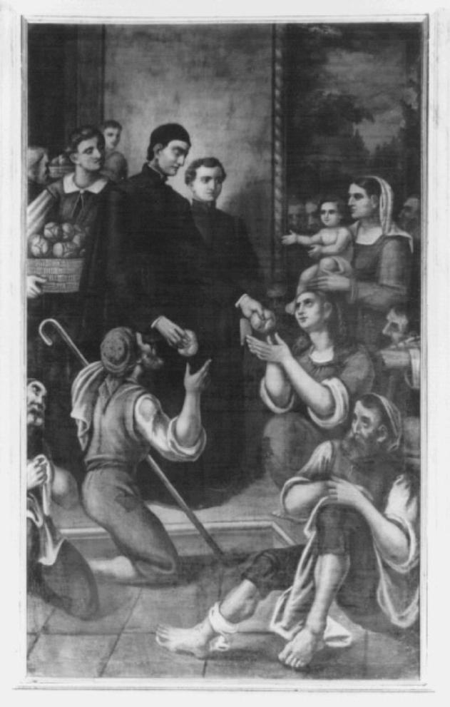 Elemosine di San Gaetano (dipinto) - produzione Italia settentrionale (sec. XIX)
