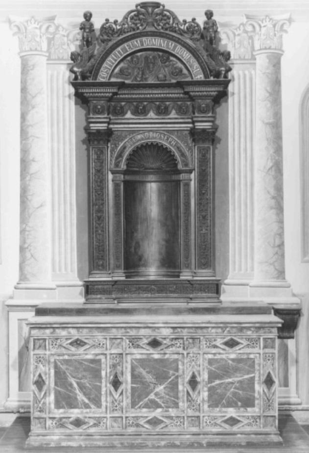 mostra d'altare - ambito veneto (ultimo quarto sec. XIX)