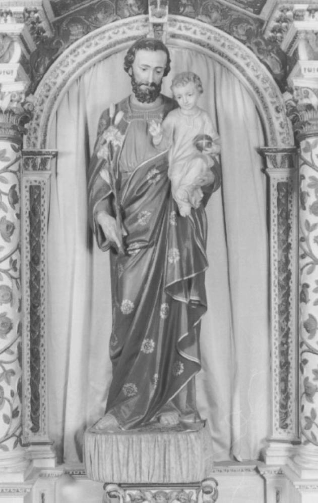 San Giuseppe con Gesù Bambino (statua) - ambito veneto (sec. XIX)