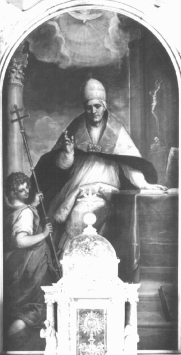 San Gregorio (dipinto) di Negretti Jacopo detto Palma il Giovane (sec. XVII)