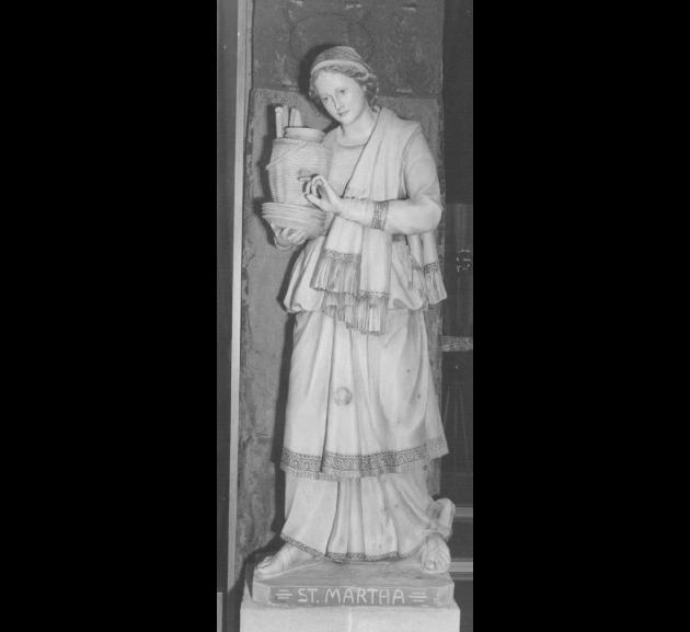 Santa Marta (statua) di Demetz Ferdinando (sec. XX)