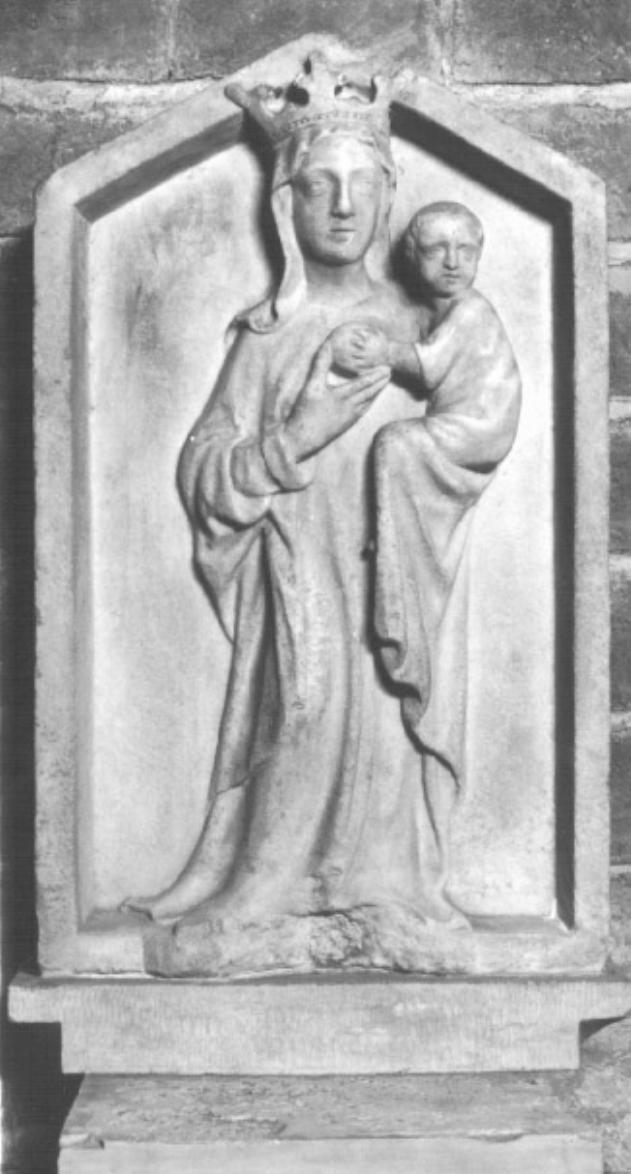 Madonna con Bambino (rilievo) - ambito veneto (prima metà sec. XV)