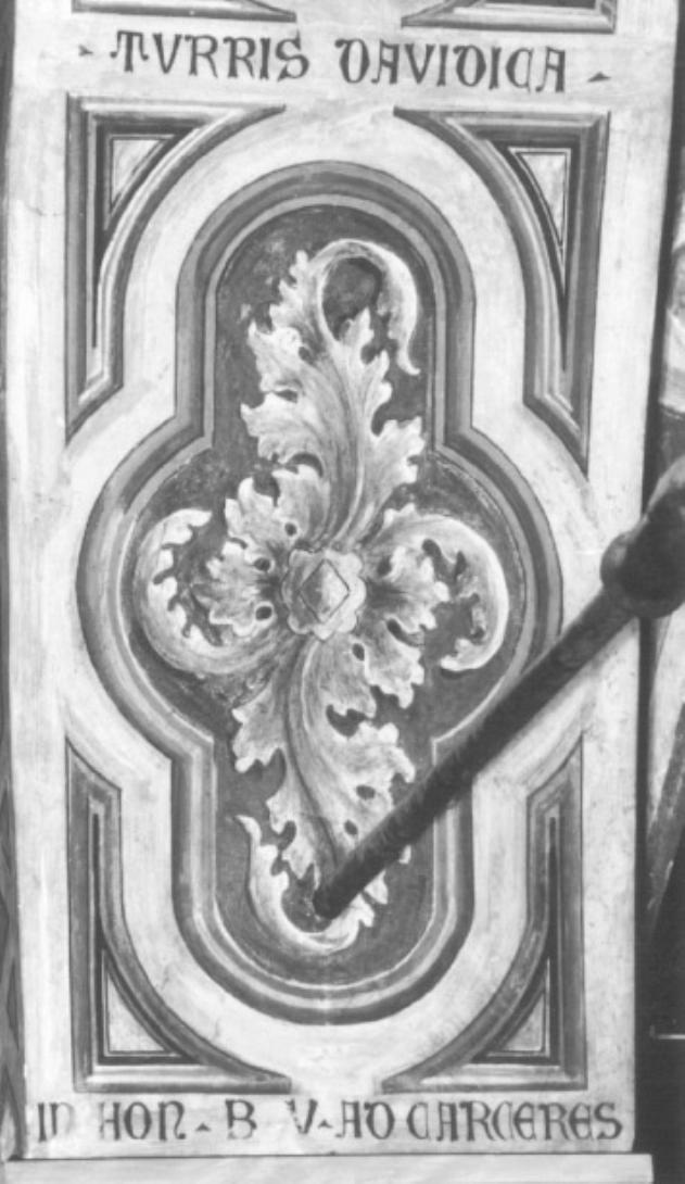 decorazione vegetale (dipinto) - ambito trevigiano (sec. XX)